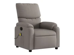 Poltrona* Poltrona de massagens reclinável tecido cinzento-acastanhado SHL593421 Taupe