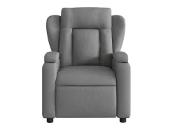 Poltrona de massagens reclinável tecido cinzento-escuro SHL596535^ Poltrona