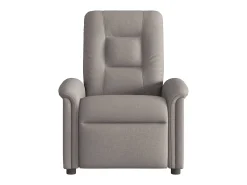 Poltrona| Poltrona de massagens reclinável tecido cinzento-acastanhado SHL700435 Taupe