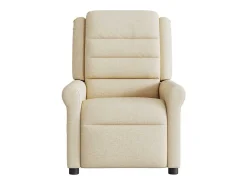 Poltrona* Poltrona de massagens reclinável elétrica tecido SHL139206 Creme