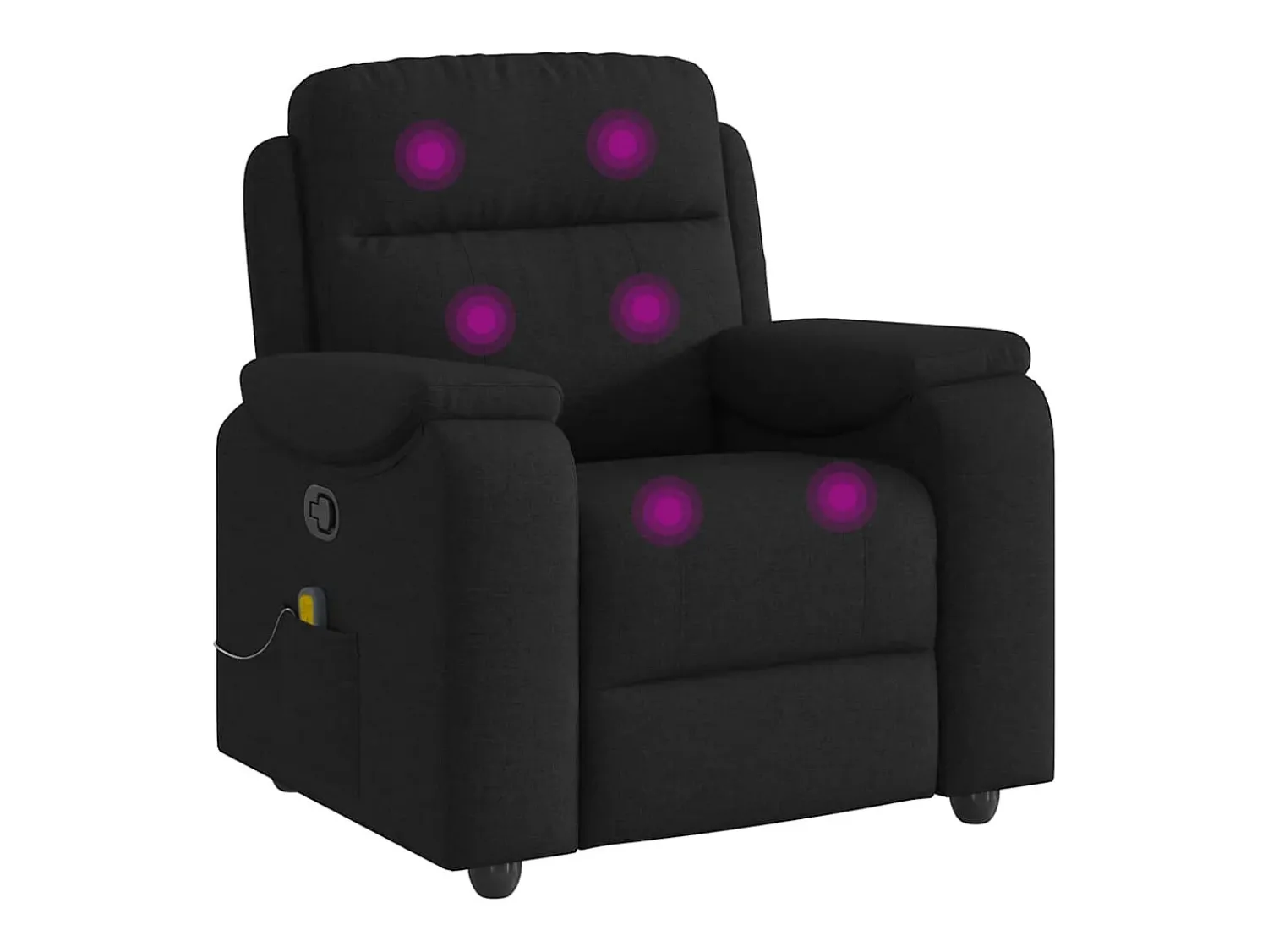 Poltrona| Poltrona de massagens reclinável tecido SHL374643 Preto