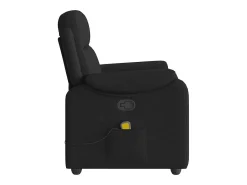 Poltrona| Poltrona de massagens reclinável tecido SHL374643 Preto