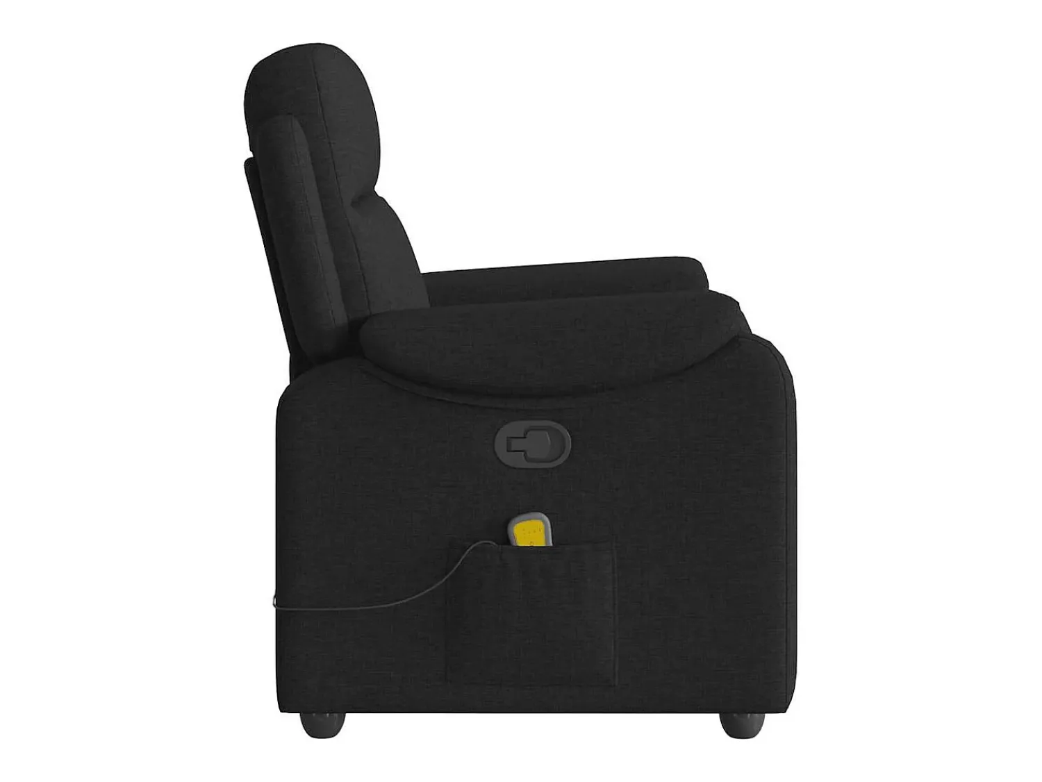 Poltrona| Poltrona de massagens reclinável tecido SHL374643 Preto