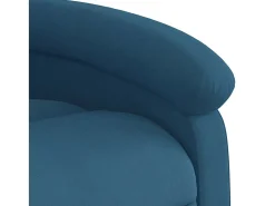 Poltrona| Poltrona de massagens reclinável veludo SHL109932 Azul