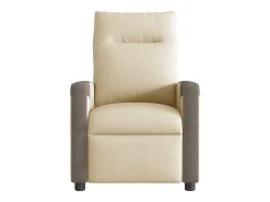 Poltrona| Poltrona de massagens reclinável elétrica tecido SHL359604 Creme