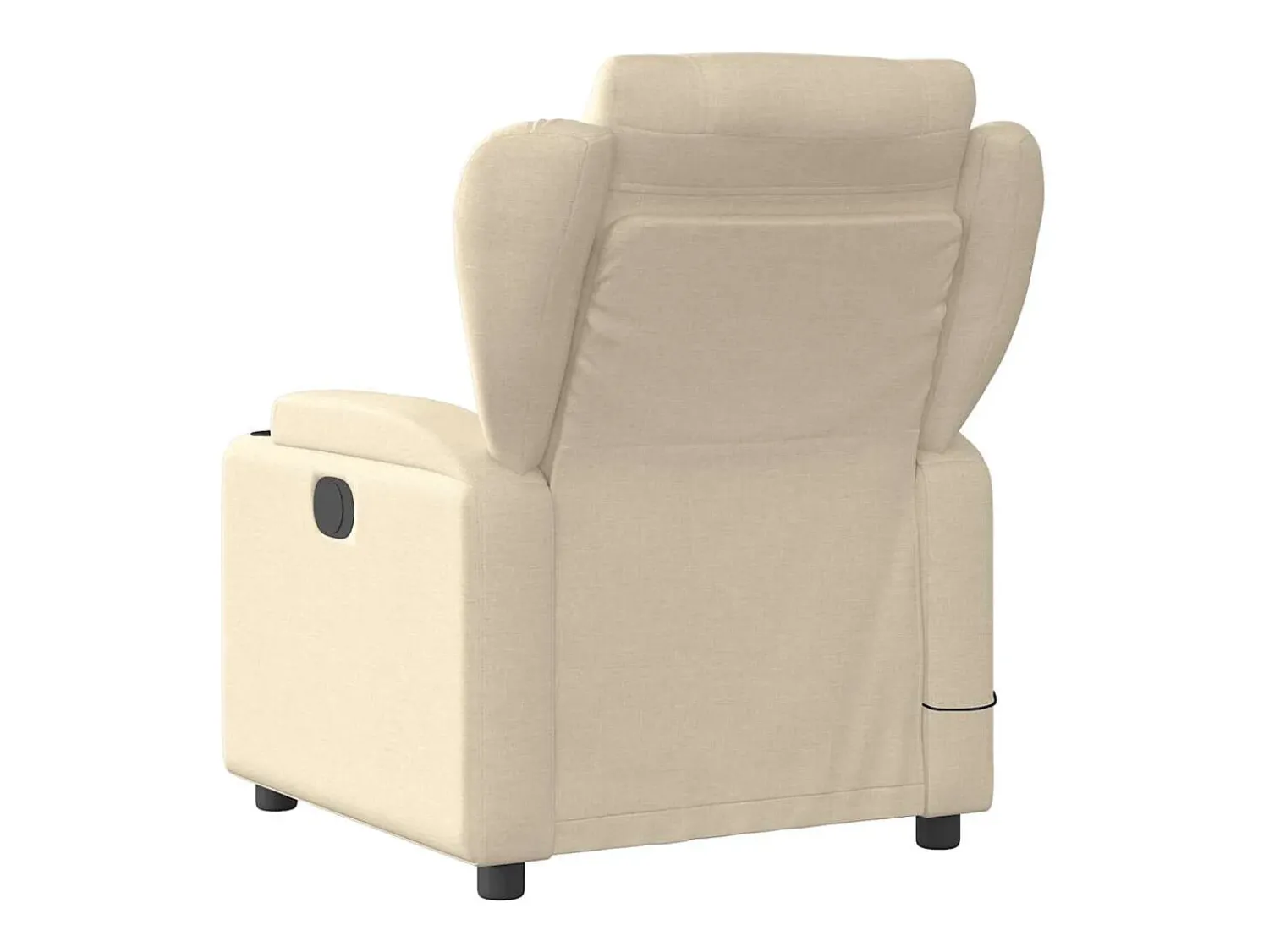 vidaxl Poltrona de massagens reclinável tecido cor^ Poltrona