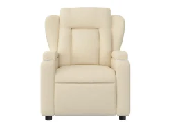 vidaxl Poltrona de massagens reclinável tecido cor^ Poltrona