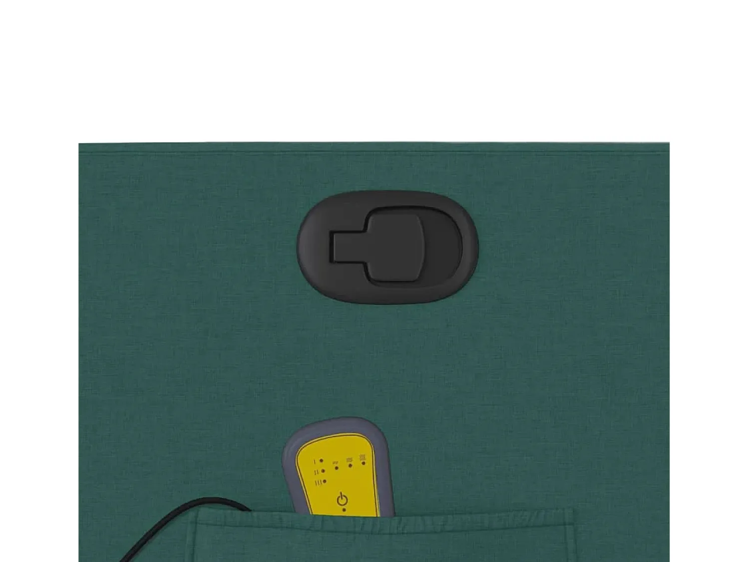 Poltrona| Poltrona de massagens reclinável tecido verde-escuro SHL711002 Verde pinho