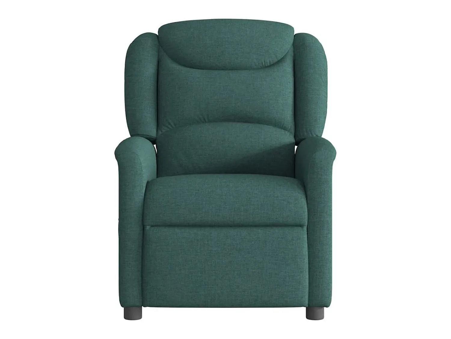 Outlet Poltrona de massagens reclinável tecido verde-escuro SHL600660 Verde pinho