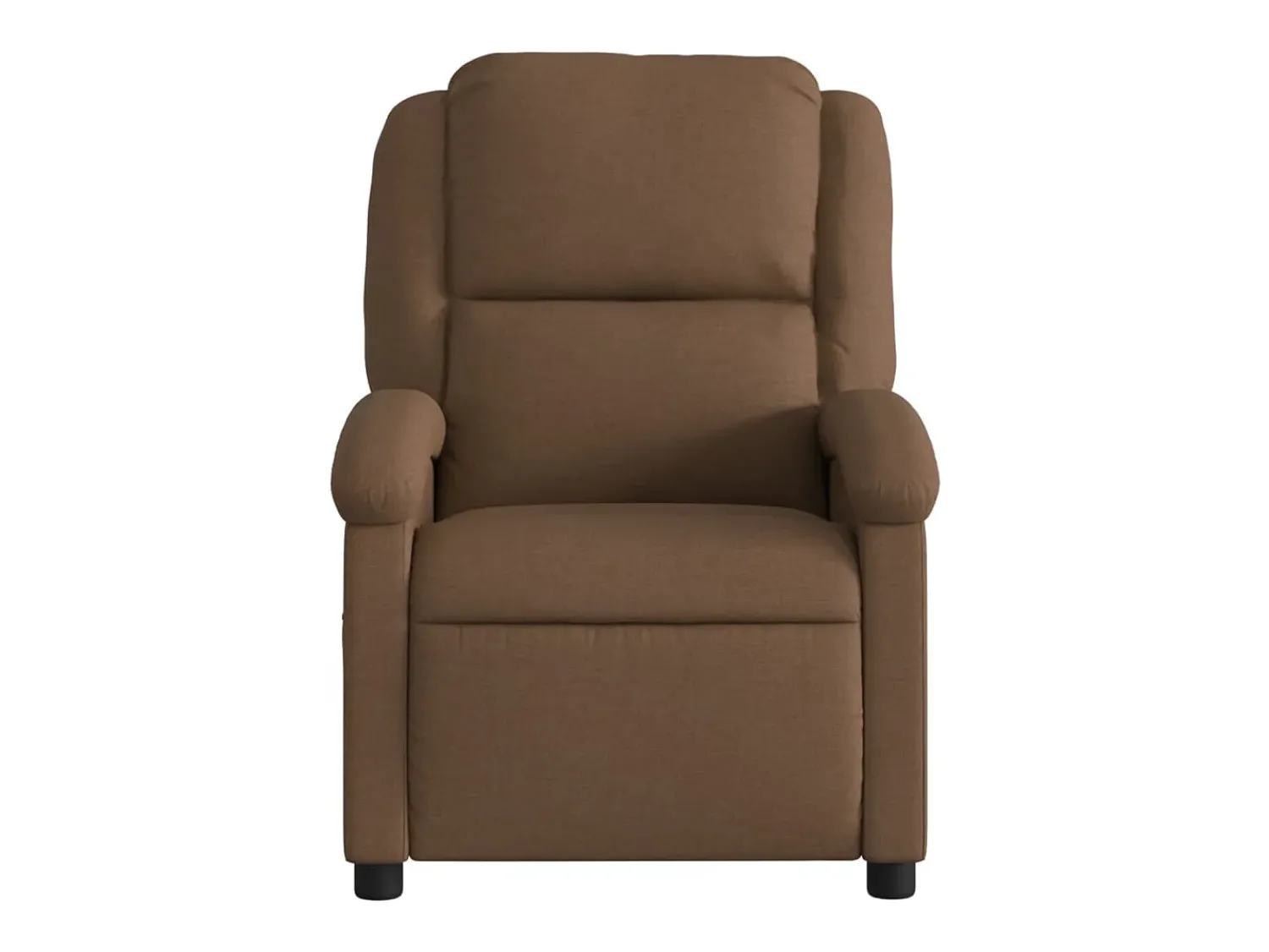 Poltrona* Poltrona de massagens reclinável elétrica tecido SHL929670 Castanho