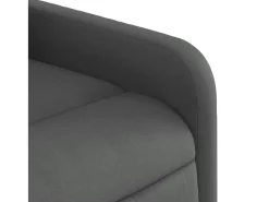 Poltrona de massagens reclinável tecido cinzento-escuro SHL334723^ Poltrona