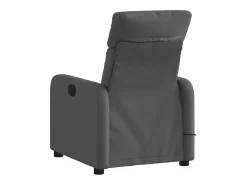 Poltrona de massagens reclinável tecido cinzento-escuro SHL334723^ Poltrona