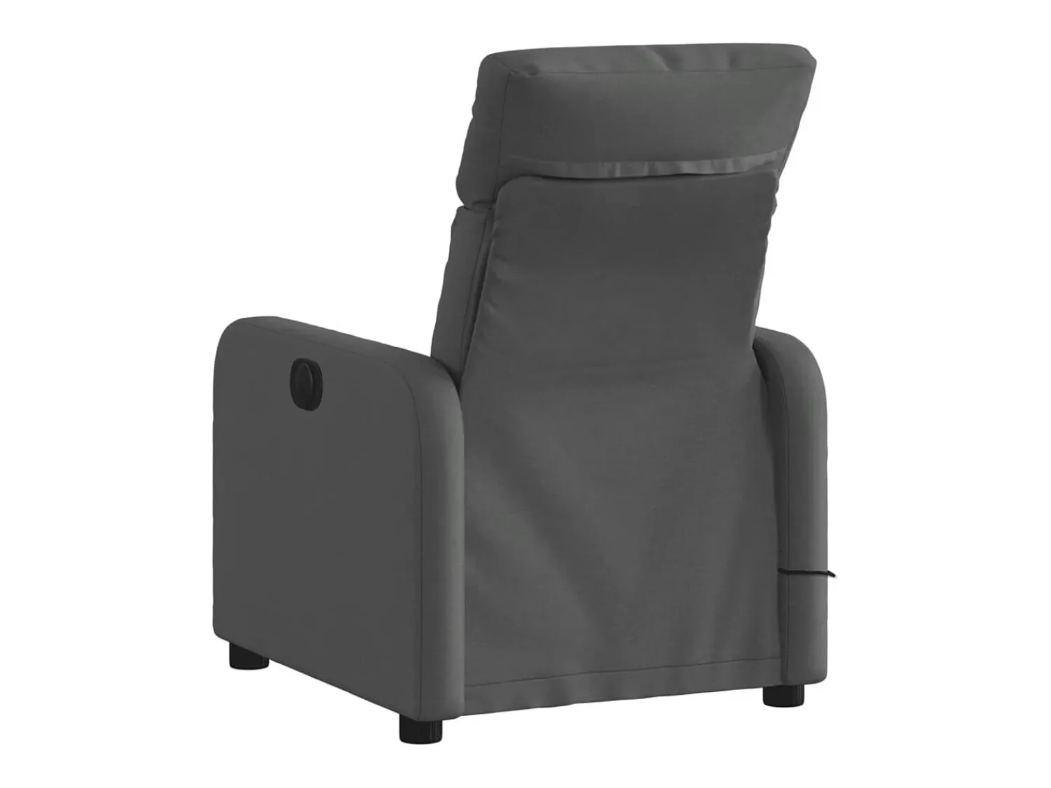 Poltrona de massagens reclinável tecido cinzento-escuro SHL334723^ Poltrona