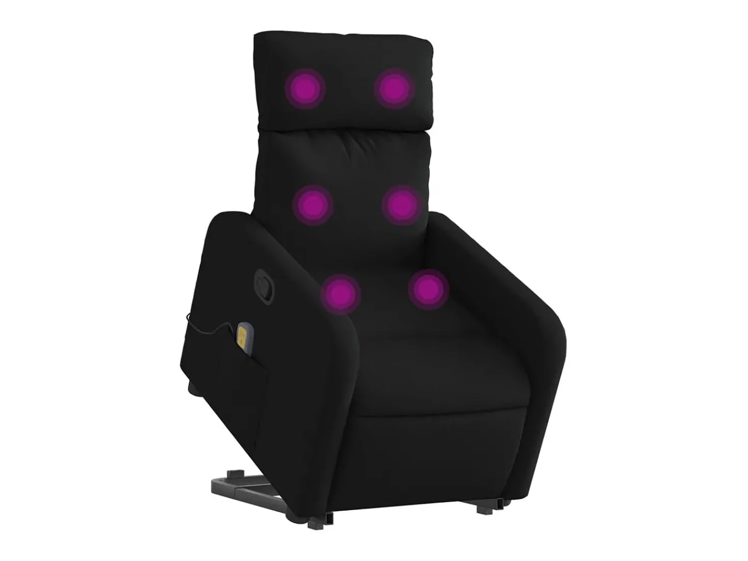 Online Poltrona de massagens reclinável elevatória tecido SHL520654 Preto