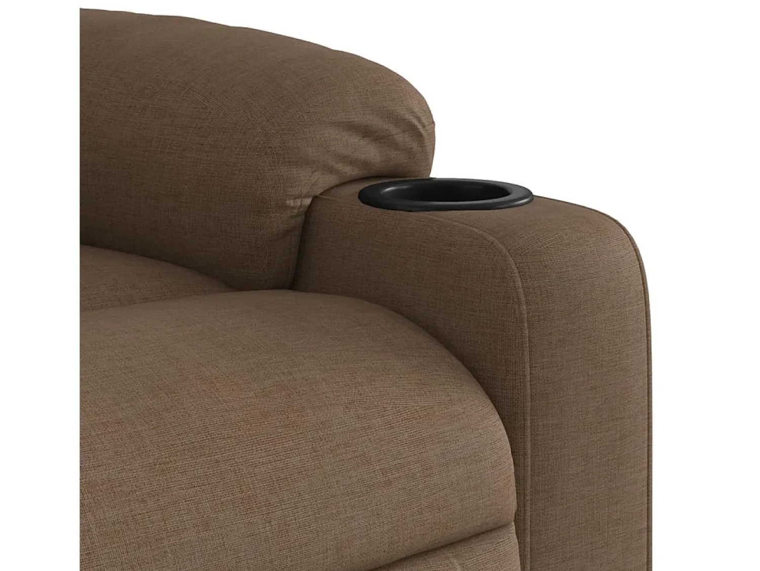 Poltrona| Poltrona de massagens reclinável tecido SHL566667 Castanho