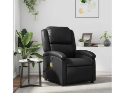 Poltrona de massagens reclinável couro artificial SHL35820^ Poltrona