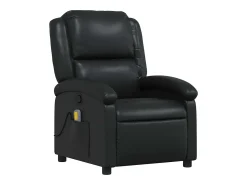 Poltrona de massagens reclinável couro artificial SHL35820^ Poltrona