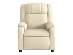 Poltrona| Poltrona de massagens reclinável elétrica tecido SHL440916 Creme