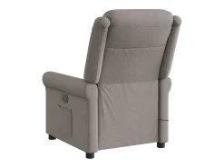 Sale Poltrona de massagens reclinável tecido cinzento-acastanhado SHL202385 Taupe