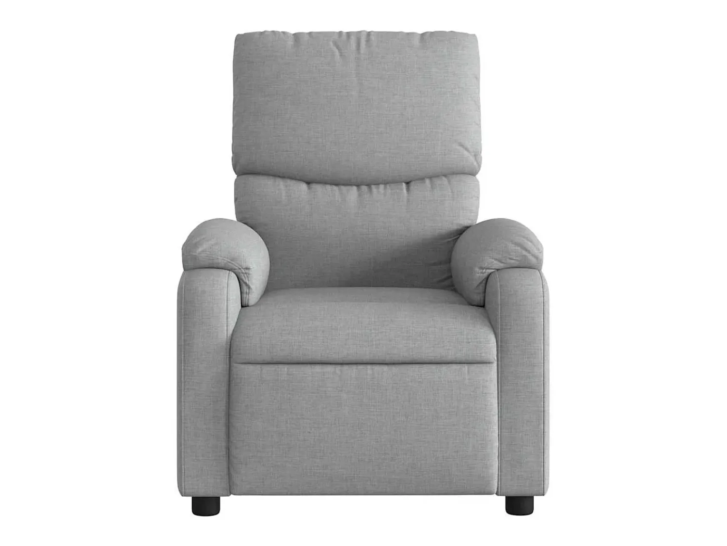 Poltrona de massagens reclinável elétrica tecido -claro SHL919485^ Poltrona