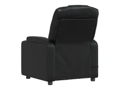 vidaxl Poltrona de massagens reclinável couro artificial^ Poltrona