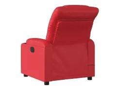 Poltrona* Poltrona de massagens reclinável couro artificial SHL808707 Vermelho