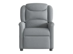 Online Poltrona de massagens reclinável tecido -claro SHL301988 Cinzento