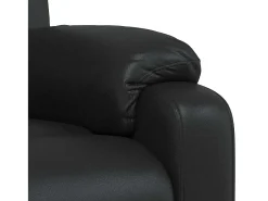 Online vidaxl Poltrona de massagens reclinável couro artificial Preto