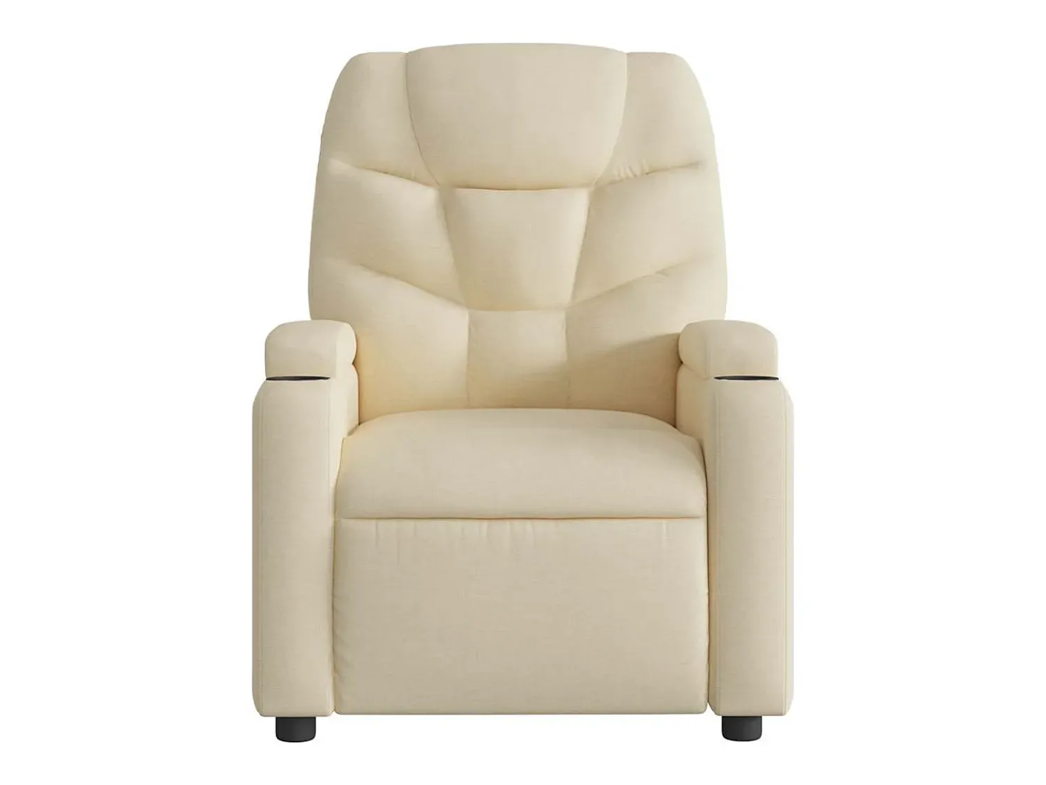 Poltrona* Poltrona de massagens reclinável tecido cor SHL466133 Creme