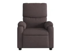 Poltrona* Poltrona de massagens reclinável tecido -escuro SHL861238 Castanho