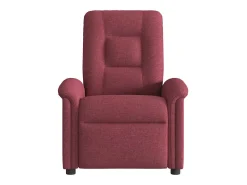 Poltrona* Poltrona de massagens reclinável tecido tinto SHL948130 Vermelho