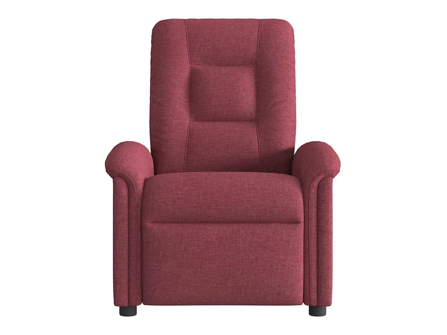 Poltrona* Poltrona de massagens reclinável tecido tinto SHL948130 Vermelho