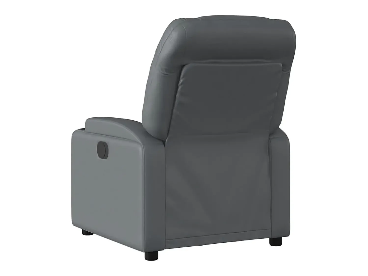 Poltrona| Poltrona de massagens reclinável couro artificial SHL20407 Cinzento