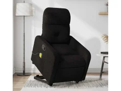Poltrona| Poltrona de massagens reclinável elevatória tecido SHL147719 Preto