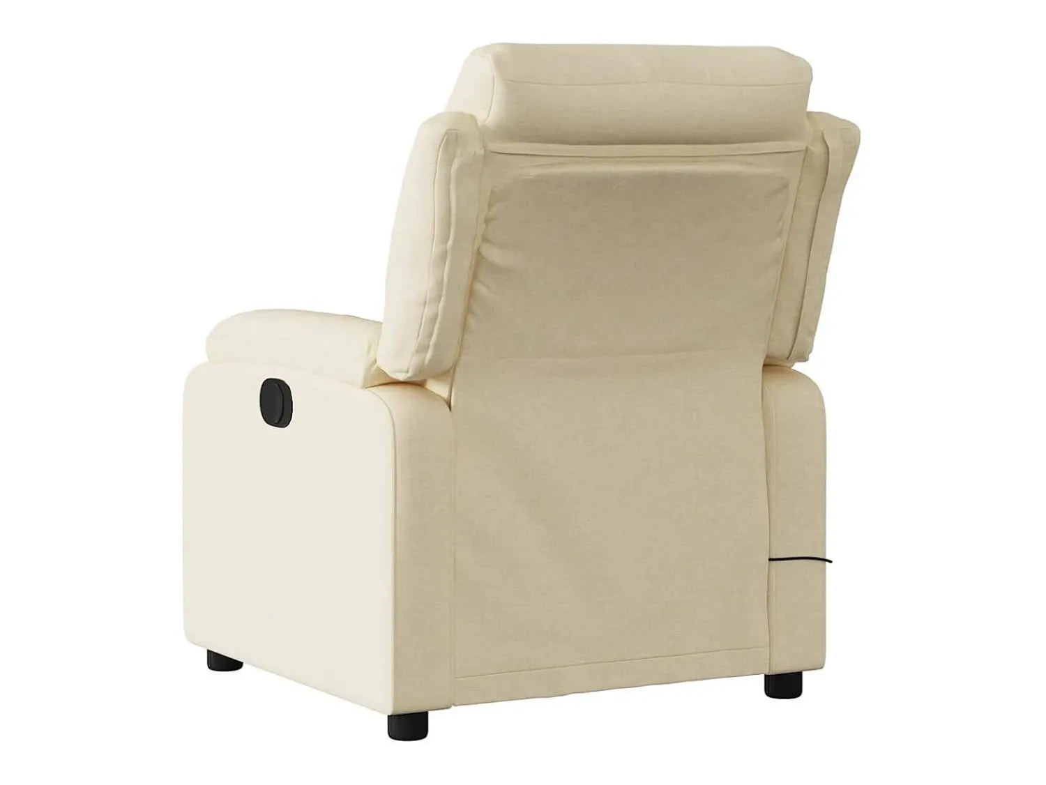 Poltrona| Poltrona de massagens reclinável tecido cor SHL553285 Creme