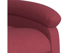 Poltrona| Poltrona de massagens reclin. elevatória tecido tinto SHL992427 Vermelho