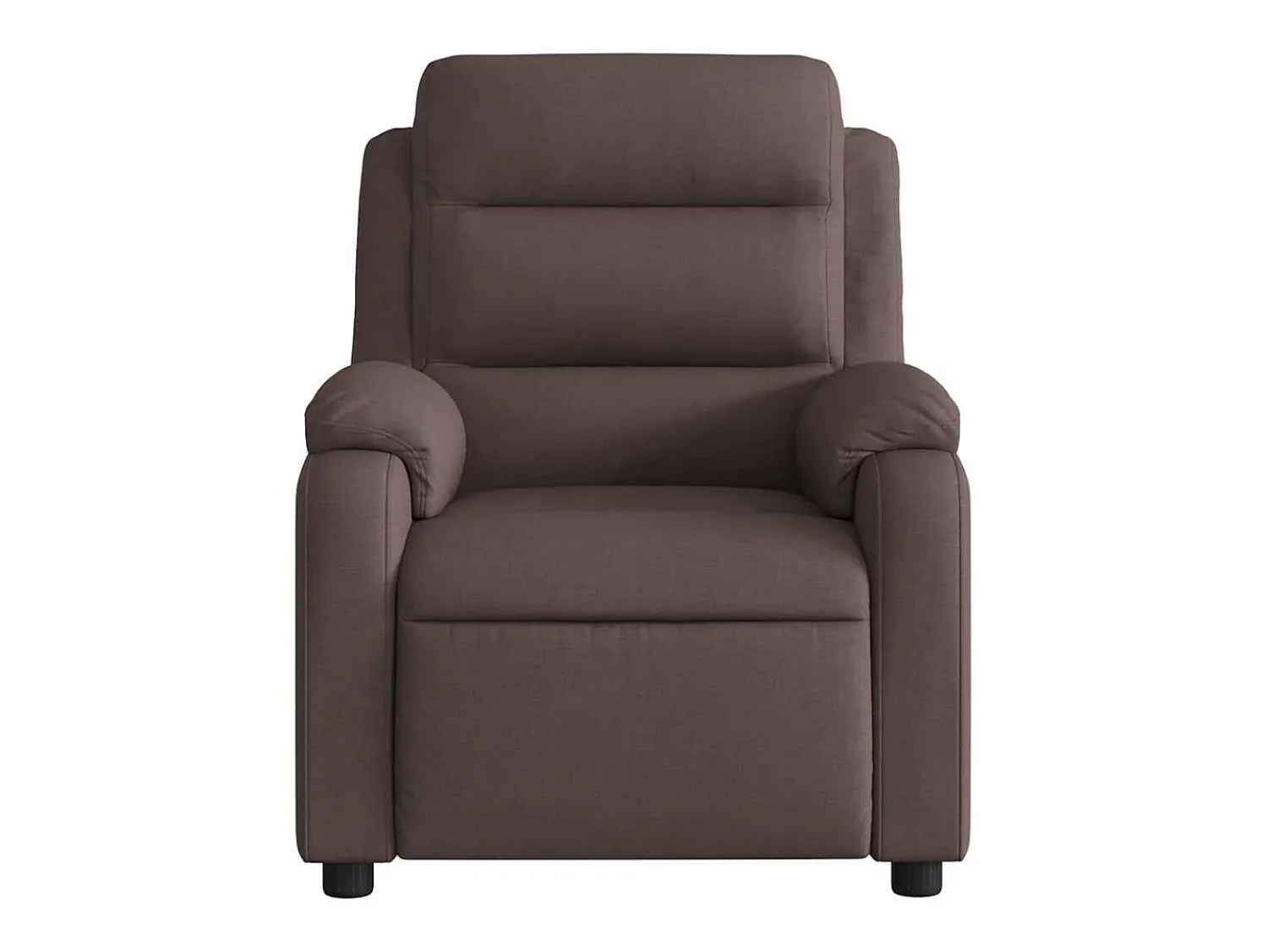 Poltrona* Poltrona de massagens reclinável tecido -escuro SHL462074 Castanho