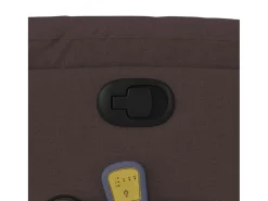 Poltrona* Poltrona de massagens reclinável tecido -escuro SHL462074 Castanho