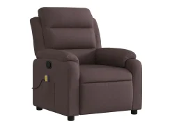Poltrona* Poltrona de massagens reclinável tecido -escuro SHL462074 Castanho