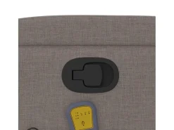 Poltrona de massagens reclinável tecido cinzento-acastanhado SHL514697^ Poltrona