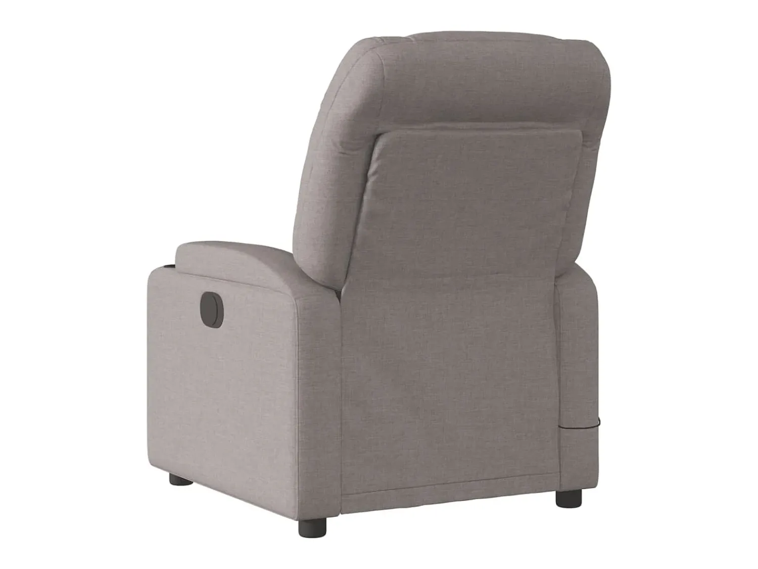 Poltrona de massagens reclinável tecido cinzento-acastanhado SHL514697^ Poltrona