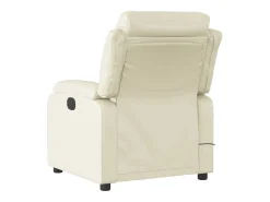 Clearance Poltrona de massagens reclinável couro artificial cor PT523231 Creme
