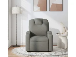 Discount Poltrona de massagens reclinável tecido cinzento-escuro SHL417214 Cinza antracite
