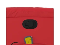 Poltrona| Poltrona de massagens reclinável couro artificial SHL891931 Vermelho