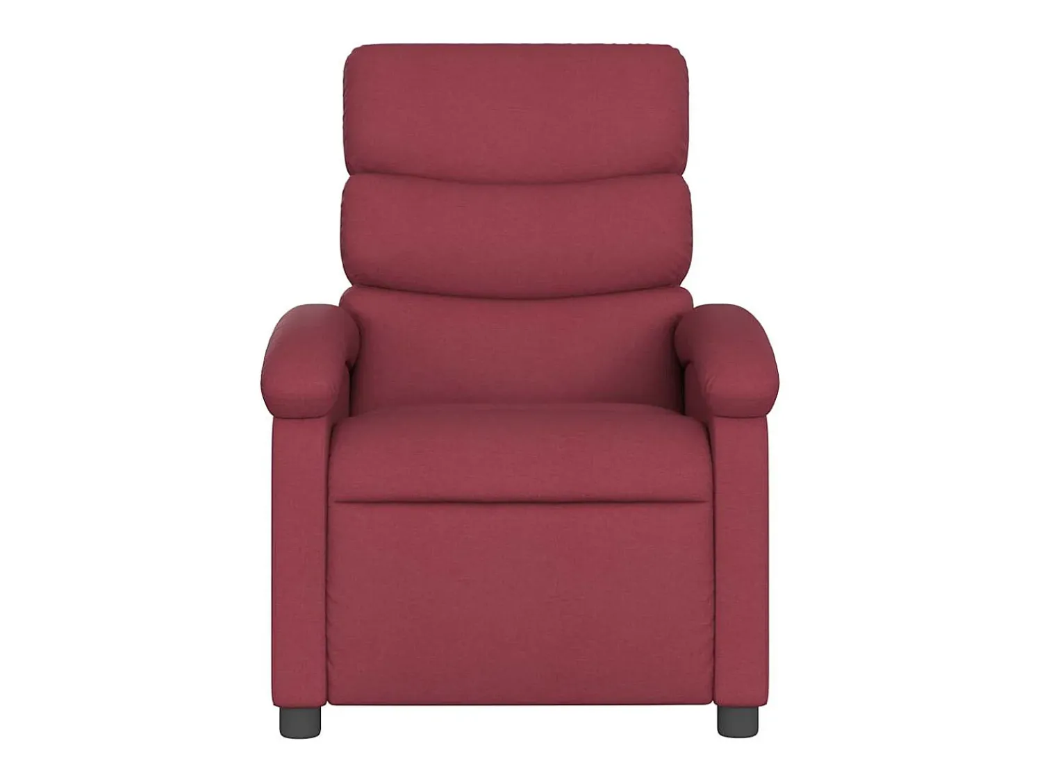 Poltrona de massagens reclinável tecido tinto SHL773987^ Poltrona