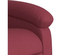 Poltrona de massagens reclinável tecido tinto SHL773987^ Poltrona