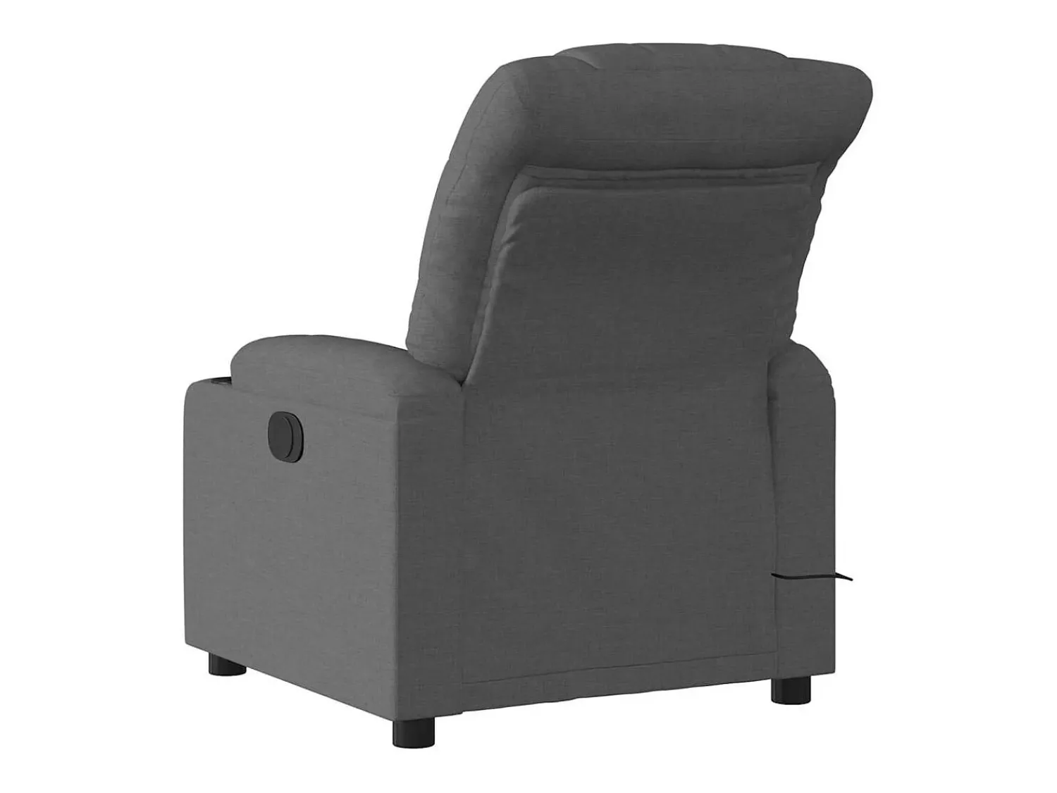 Poltrona* Poltrona de massagens reclinável tecido cinzento-escuro SHL41942 Cinza antracite