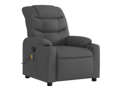 Poltrona* Poltrona de massagens reclinável tecido cinzento-escuro SHL41942 Cinza antracite