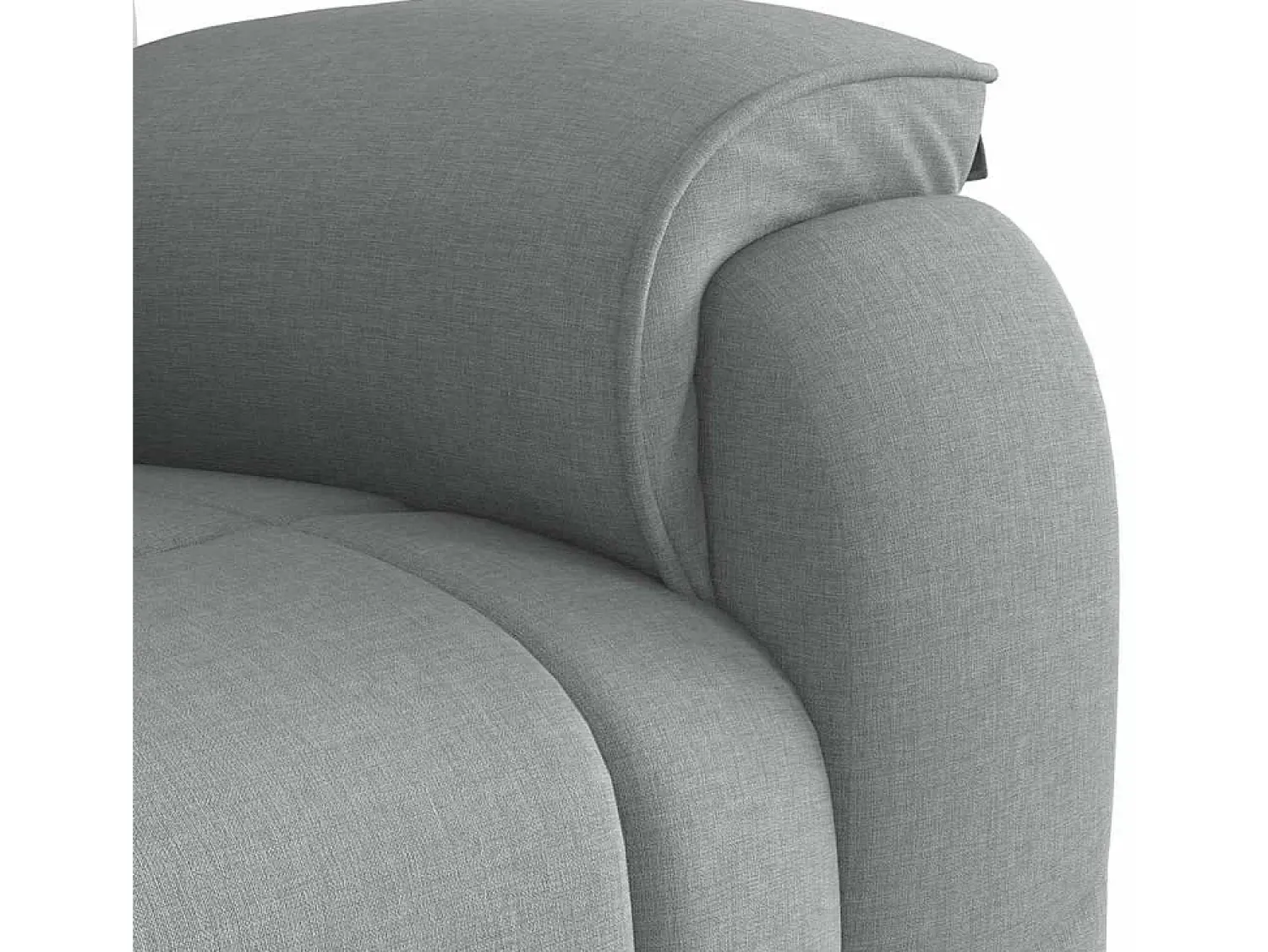 Poltrona* Poltrona de massagens reclinável tecido -claro SHL430608 Cinzento