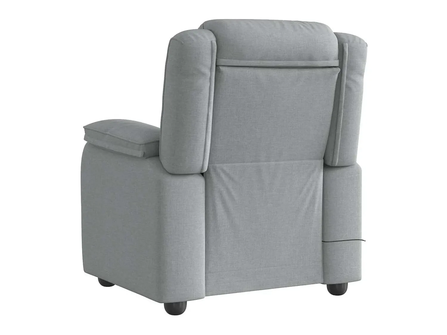 Poltrona* Poltrona de massagens reclinável tecido -claro SHL430608 Cinzento